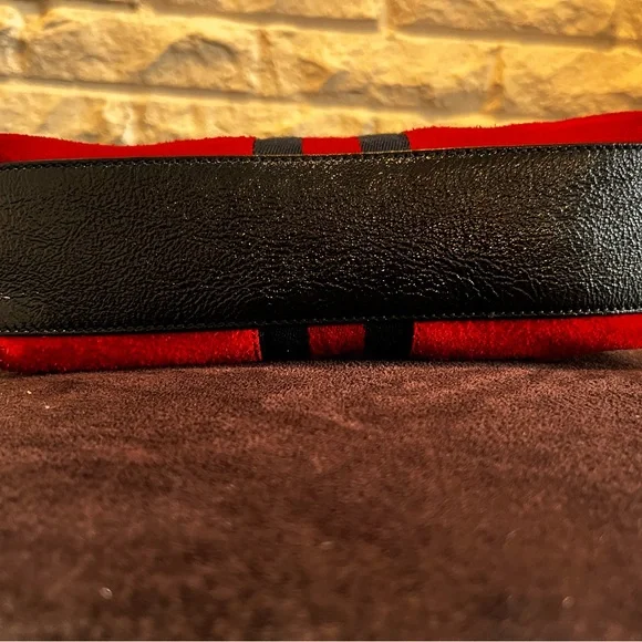 Gucci Vintage Red Suede – Small Ophidia Dome Crossbody Bag - Picture 6 of 17